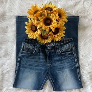 Rock Revival Semak Bootcut Jeans (Med Wash - Size 32) Pre-owned